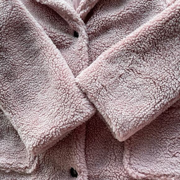 🔥Oversized Teddy Longline Coat Fluffy Fuzzy Luxe Girl Barbiecore Winter Fashion - Picture 10 of 15